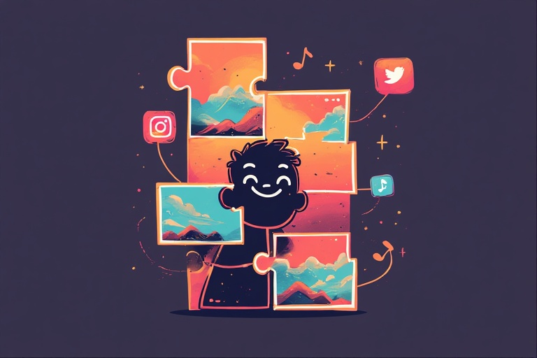 PixDuplicate Image Splitter - Split images into tiles for social media
