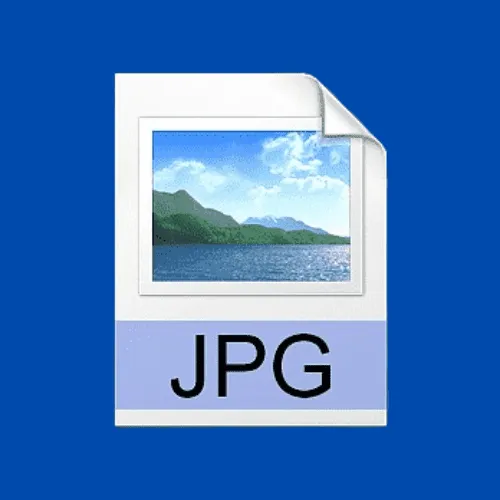 JPG Example - photograph with color gradients